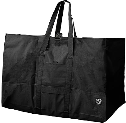 キャプテンスタッグ(CAPTAIN STAG) 大型収納 トートバッグ ビッグバッグ 収納ケース付き ブラック