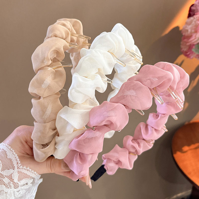 Pure desire crepe high-top hair band