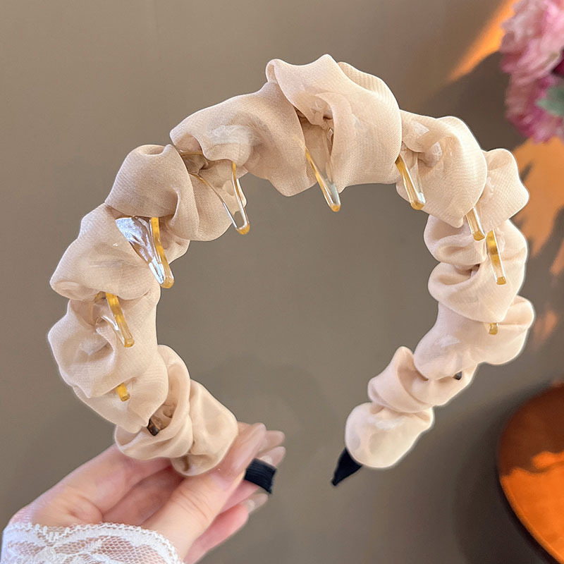 Pure desire crepe high-top hair band