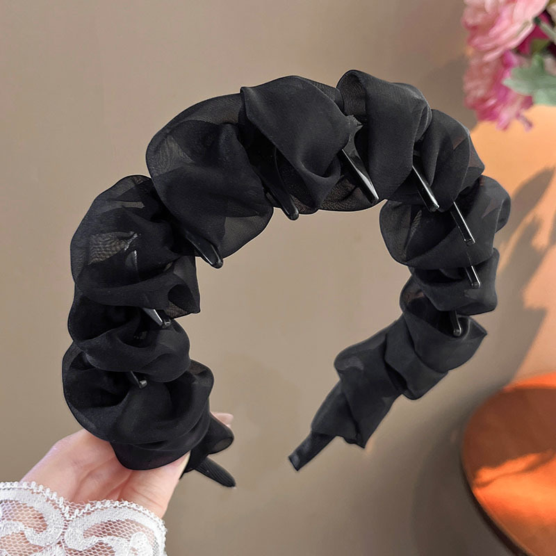 Pure desire crepe high-top hair band