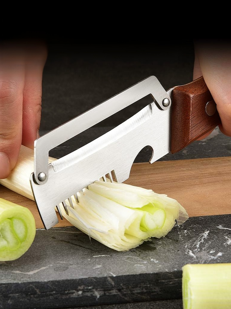 3-in-1 Multifunctional Stainless Steel Onion Cutter