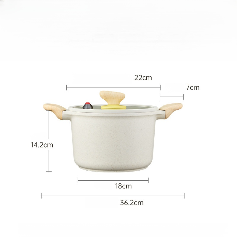 Double-eared household soup pot