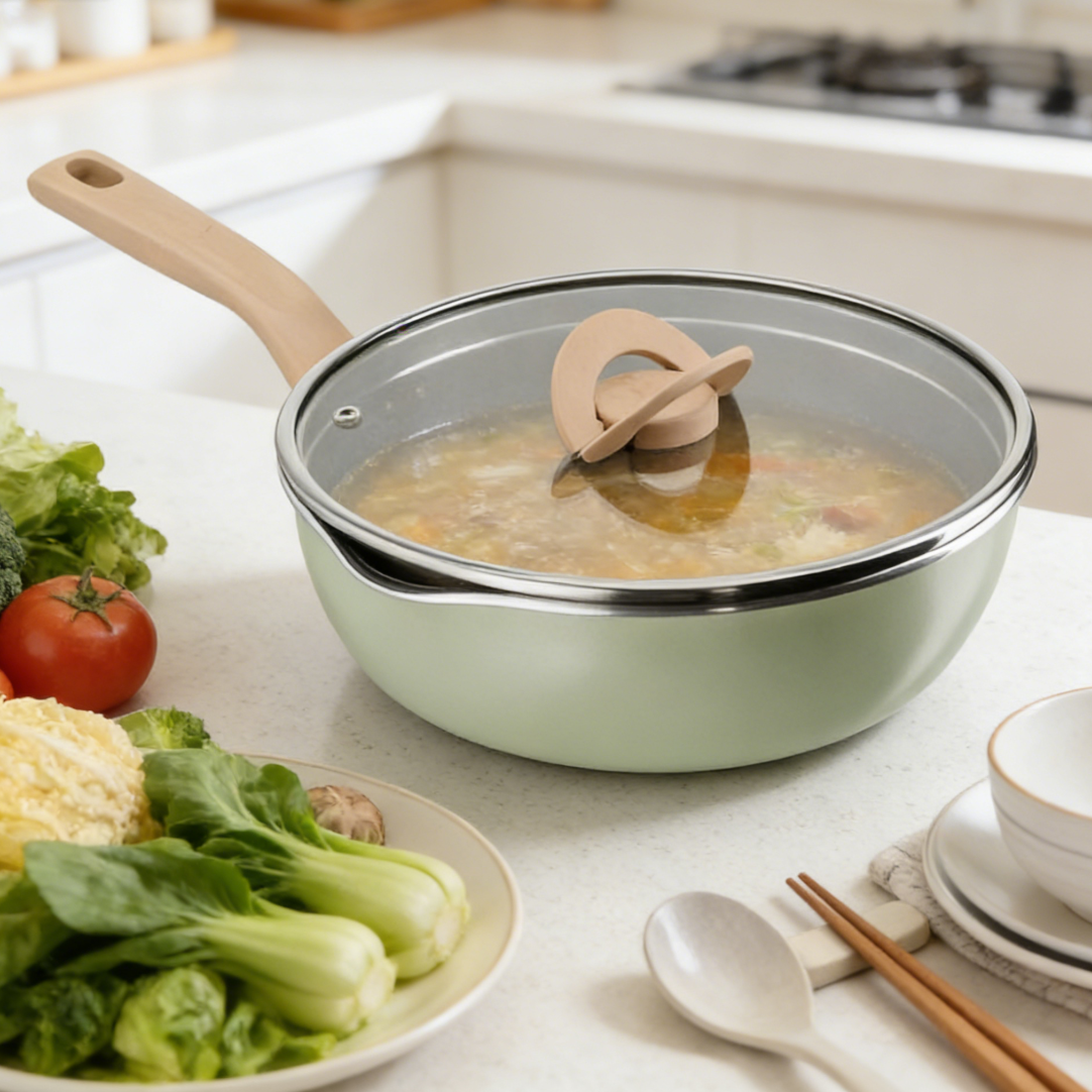 Ceramic non-stick frying pan