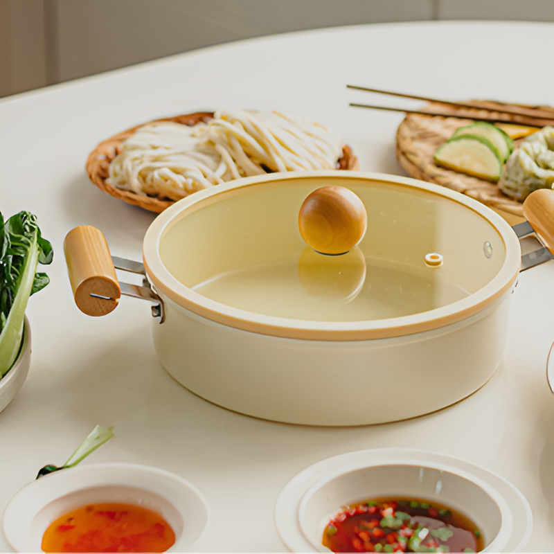 Double-eared household soup pot