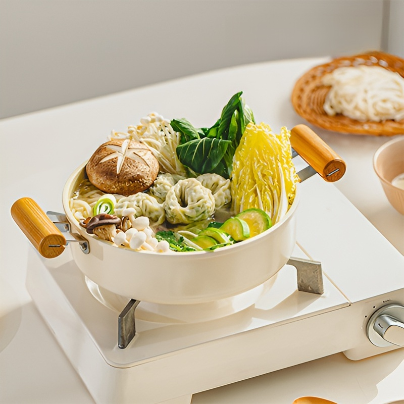 Double-eared household soup pot