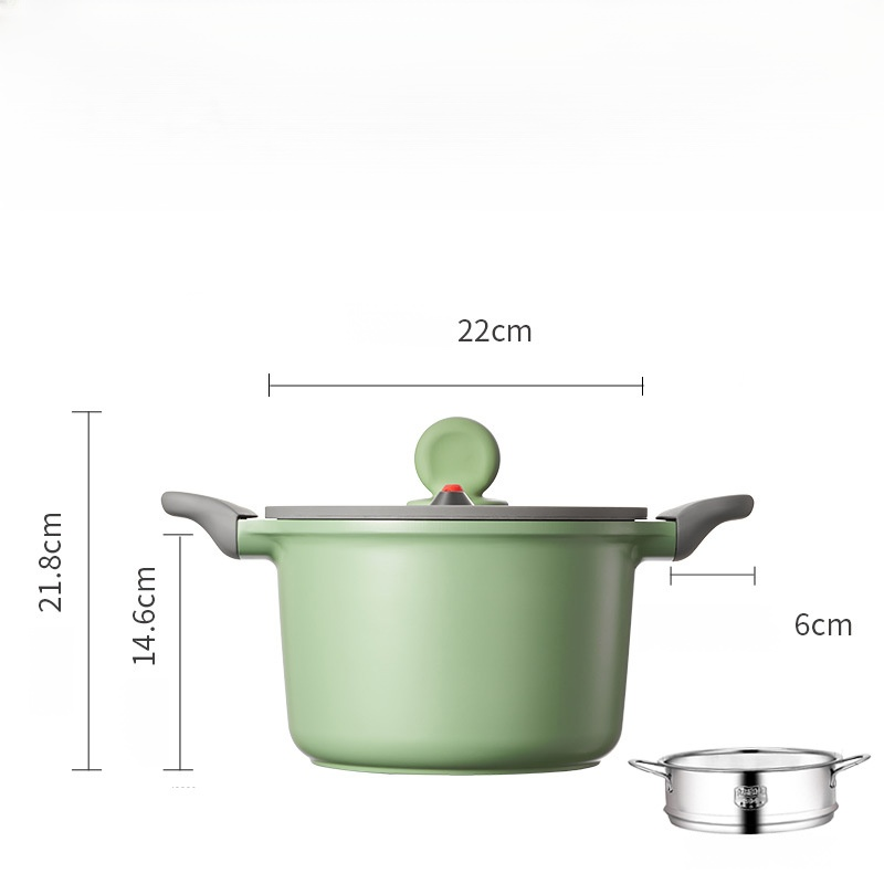 Double-eared household soup pot