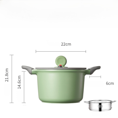 Double-eared household soup pot