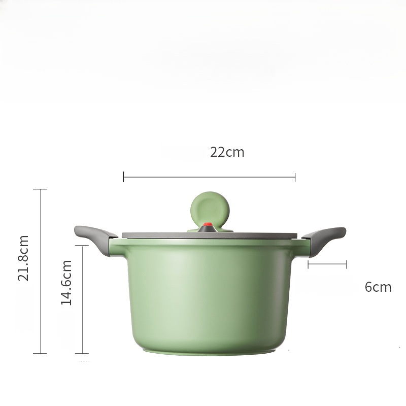 Double-eared household soup pot