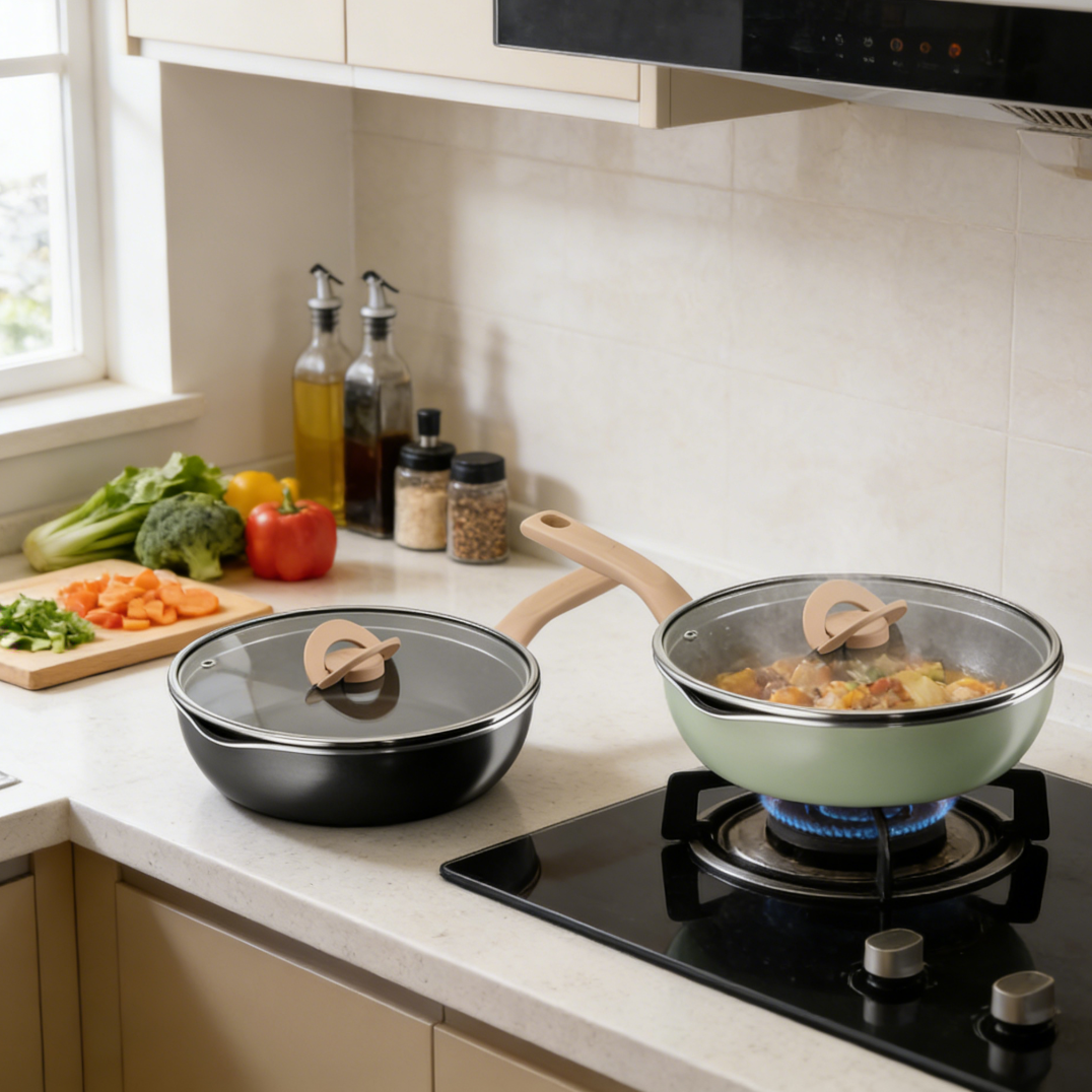 Ceramic non-stick frying pan