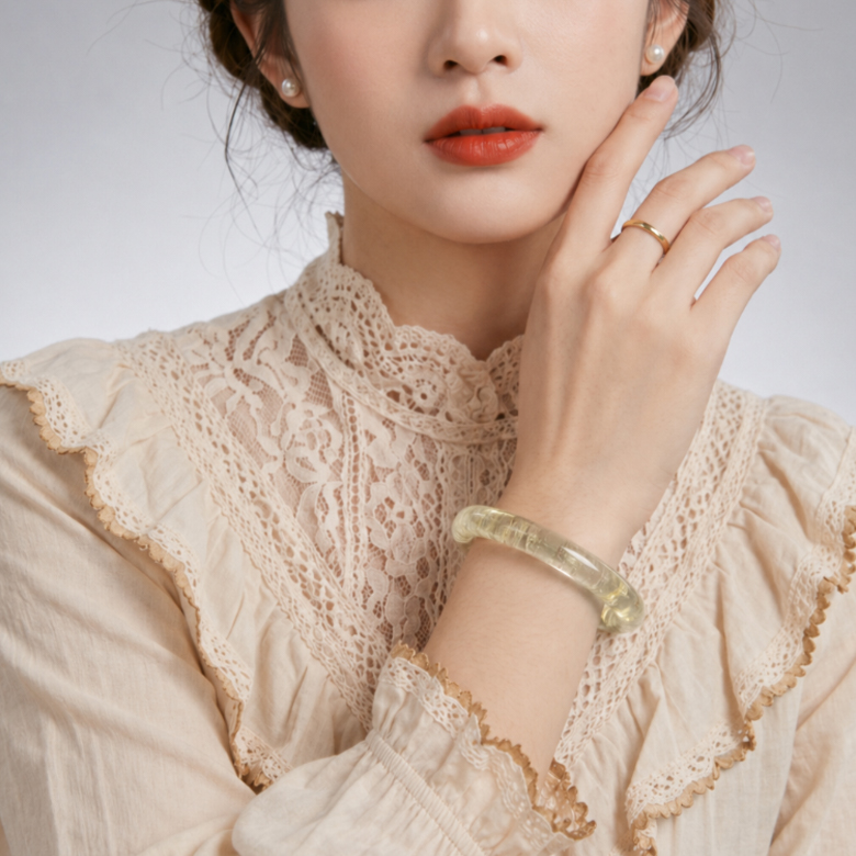 黄水晶手镯
