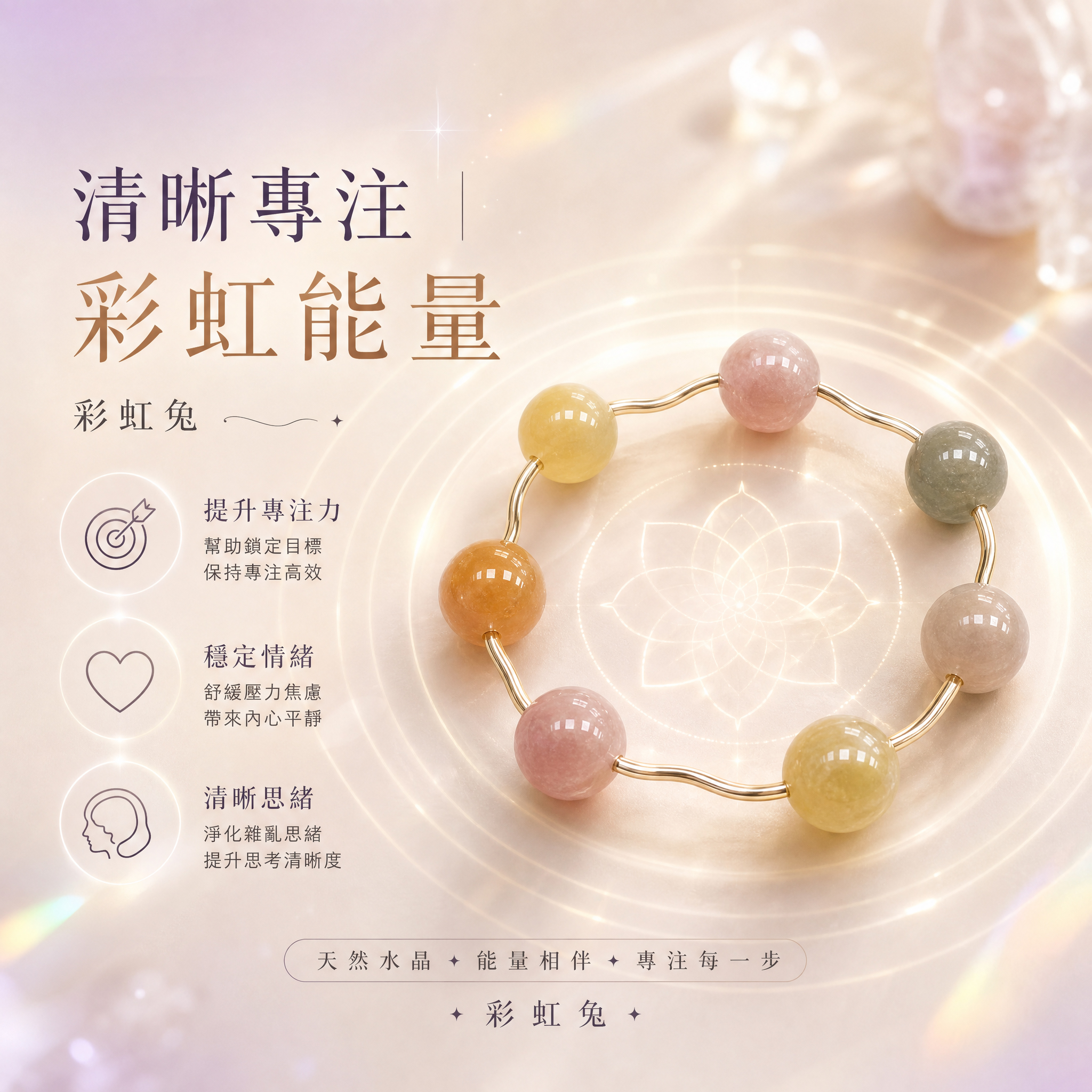 【彩虹兔】 澄澈雜念 ｜ 激發靈感與清晰專注