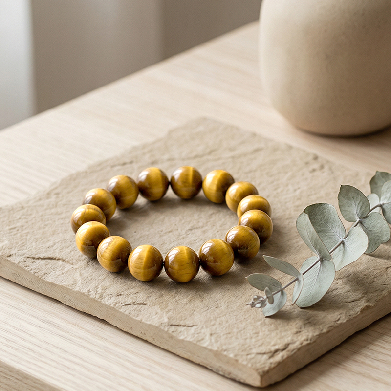 【曜金之境】虎眼石守護手鍊｜通勤日常中，穩住內在節奏，找回界線感與行動力