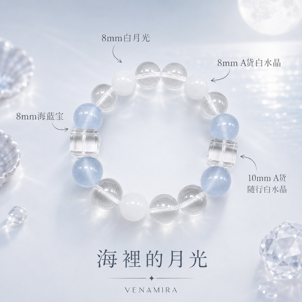 【海裡的月光】 沉穩定心 ｜ 舒緩焦慮感與平靜安睡
