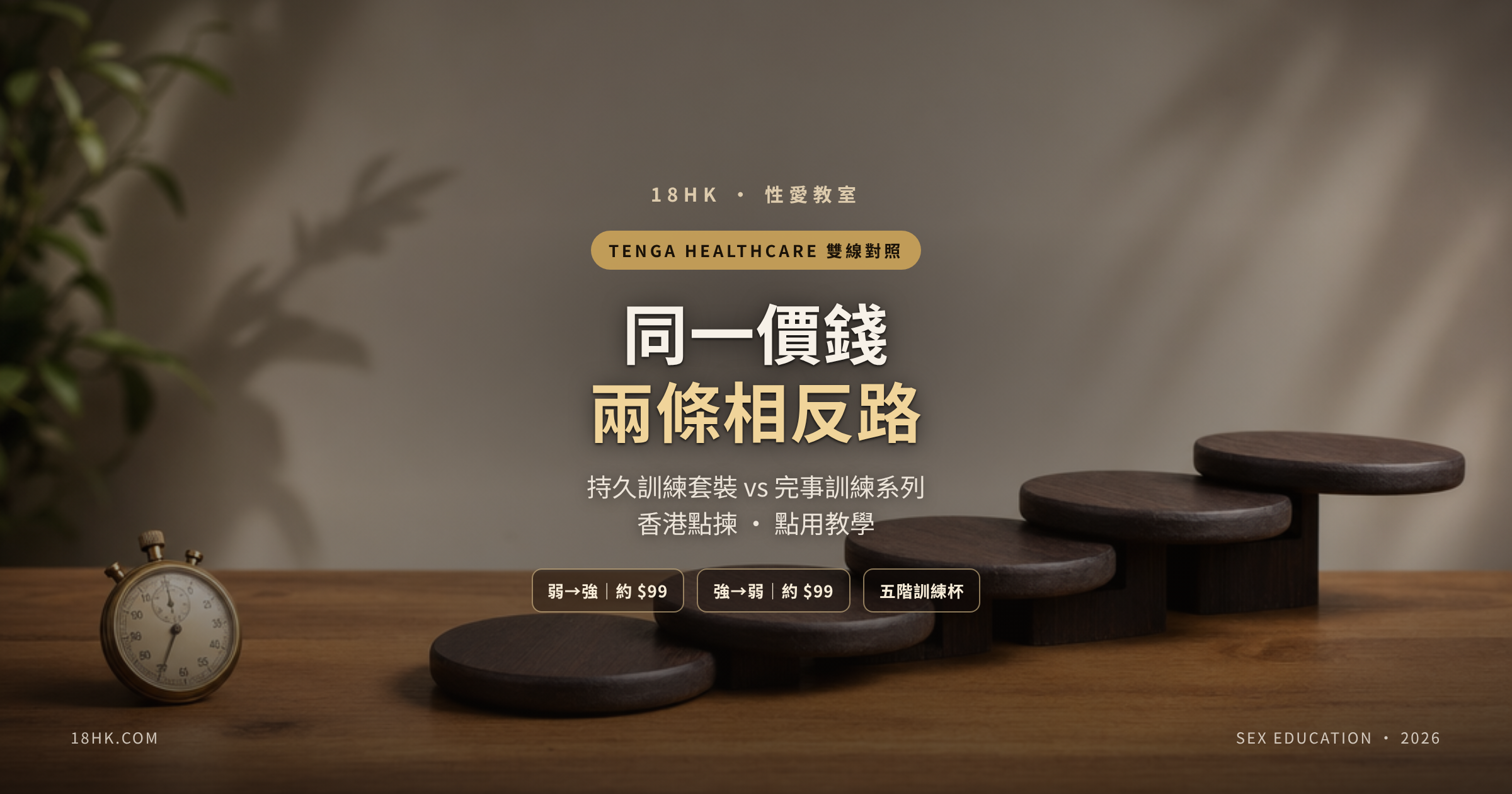 TENGA 持久訓練套裝 vs 完事訓練系列——同一價錢兩條相反路