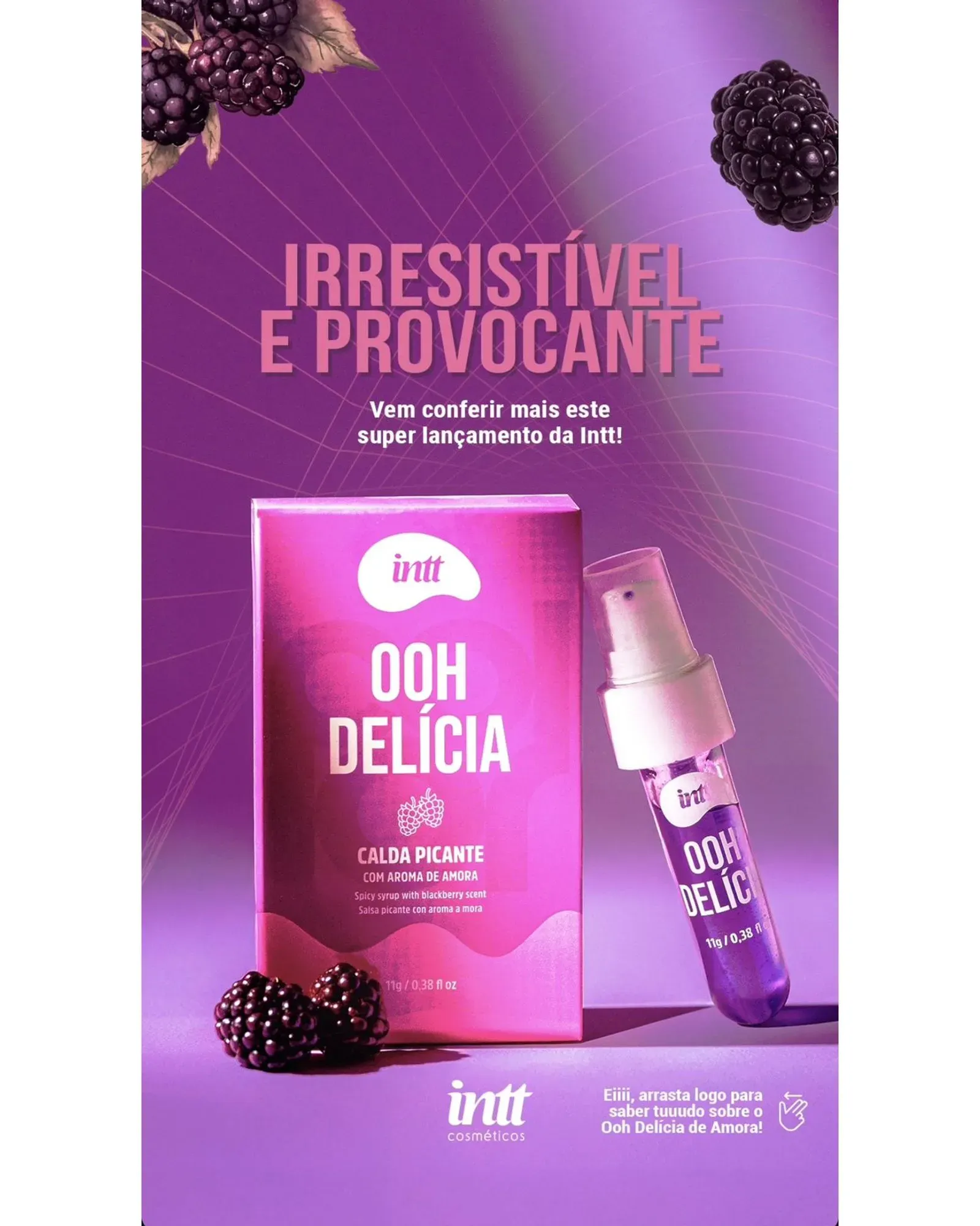 Intt OOH DELICIA Kissable Syrup 藍莓味口交液