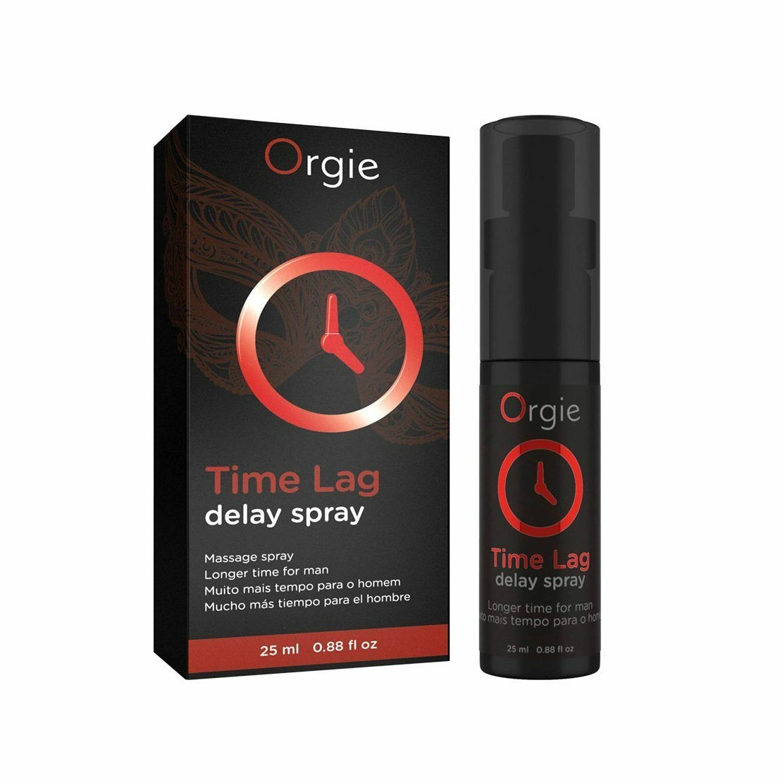 ORGIE Time Lag 男士延時噴霧 產品瓶身