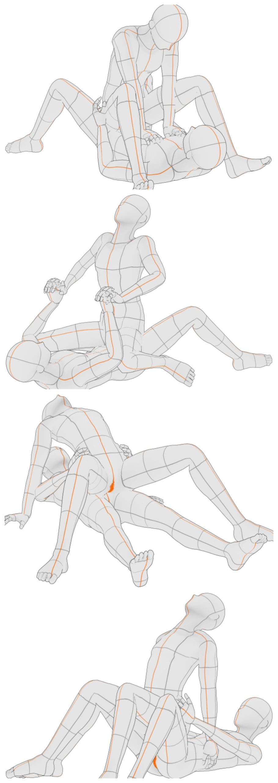 新手做愛姿勢 女上位 cowgirl 示意圖