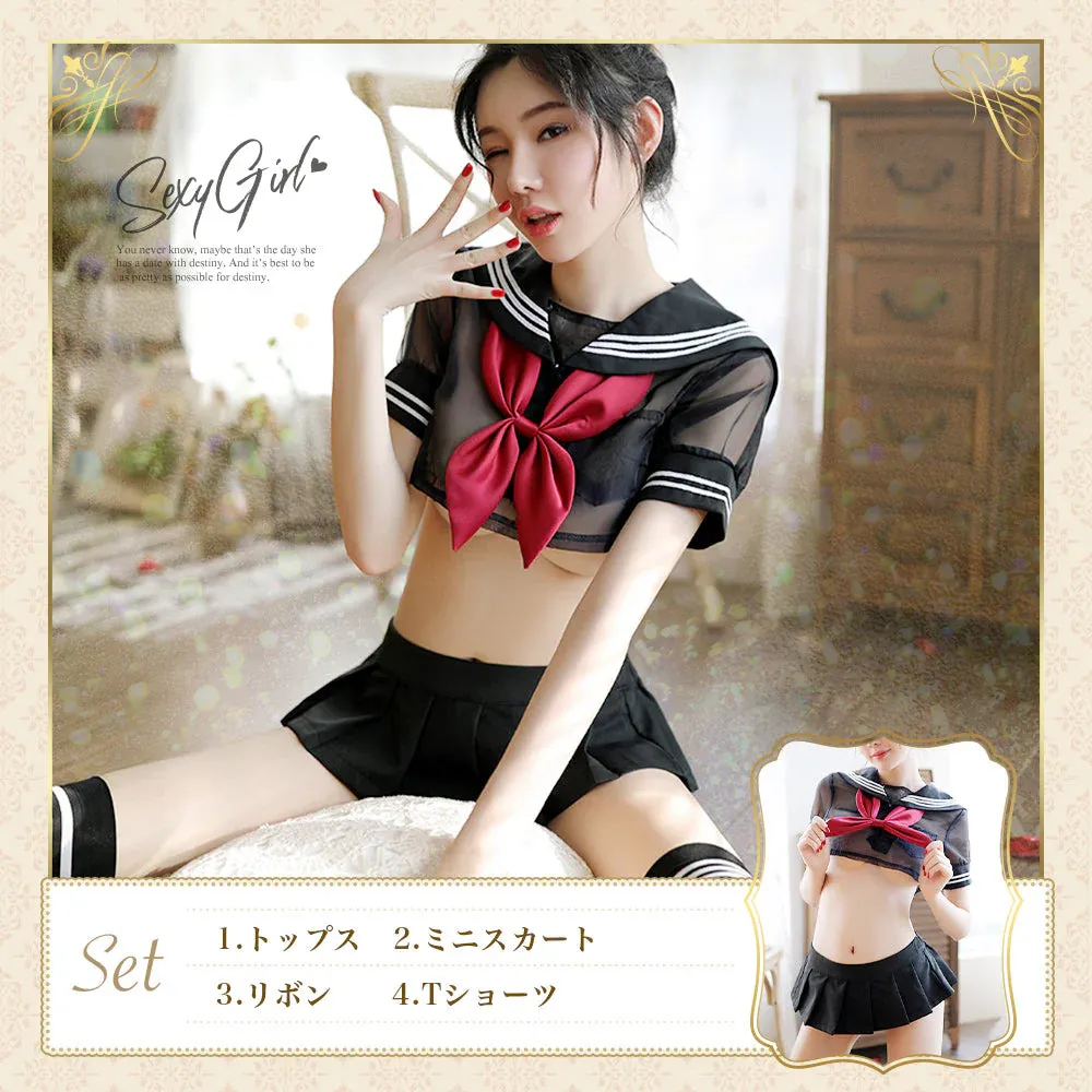 夢LINE（日本）性感半透水手服