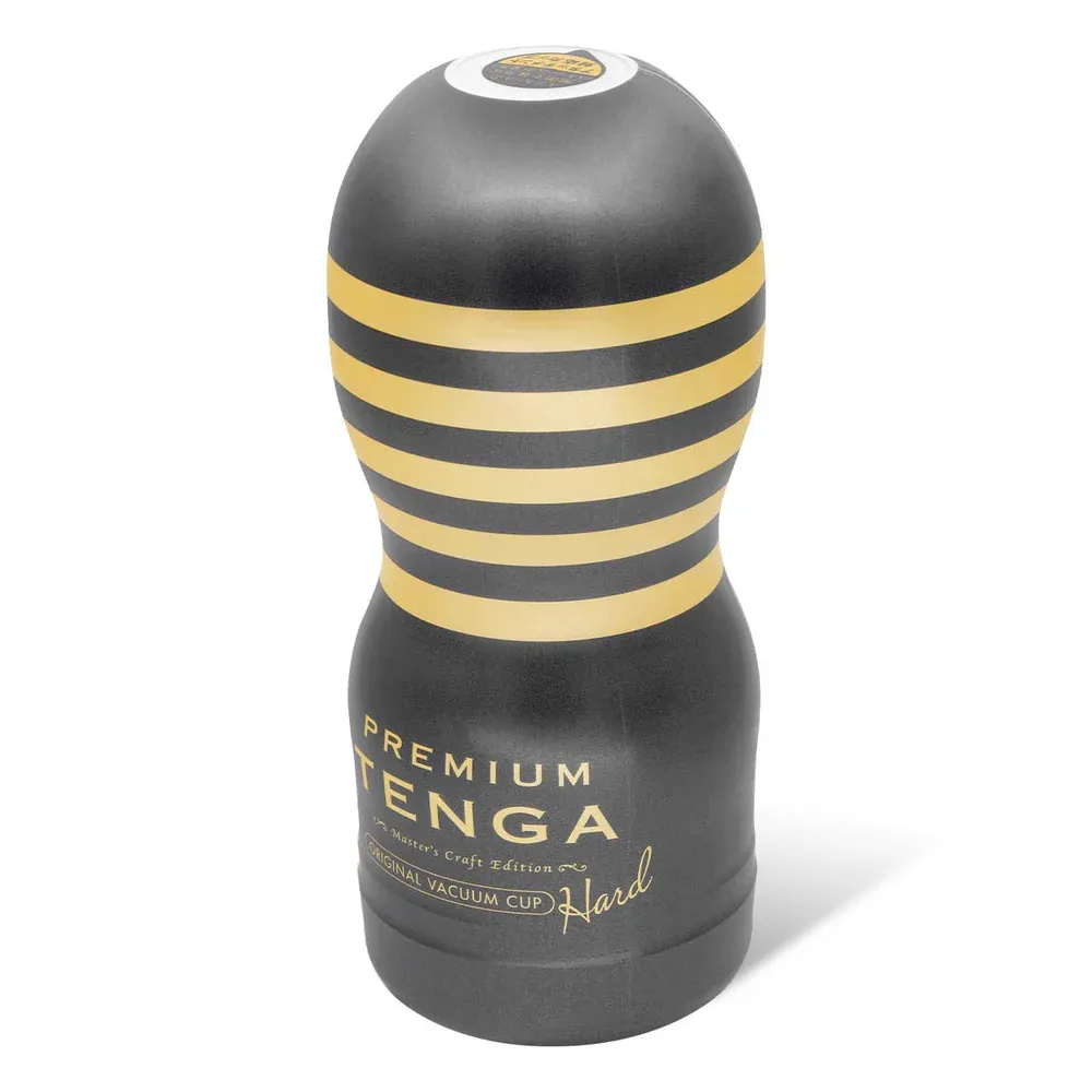 TENGA PREMIUM ORIGINAL VACUUM CUP HARD 日本原裝包裝展示