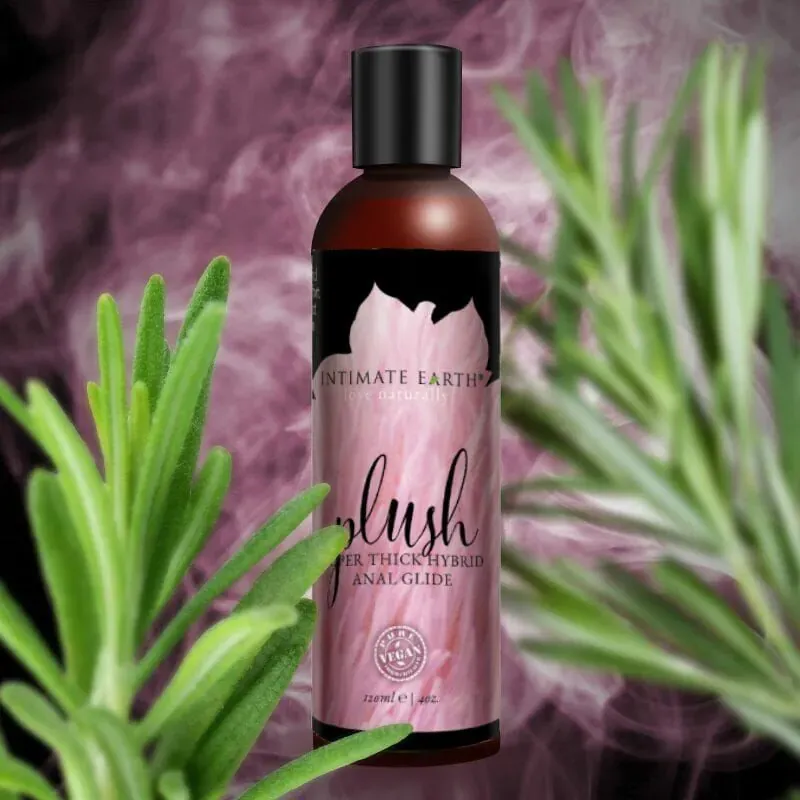 INTIMATE EARTH Plush Hybrid Anal Glide 美國製 水矽混合後庭潤滑劑 有機草本配方 長效潤滑