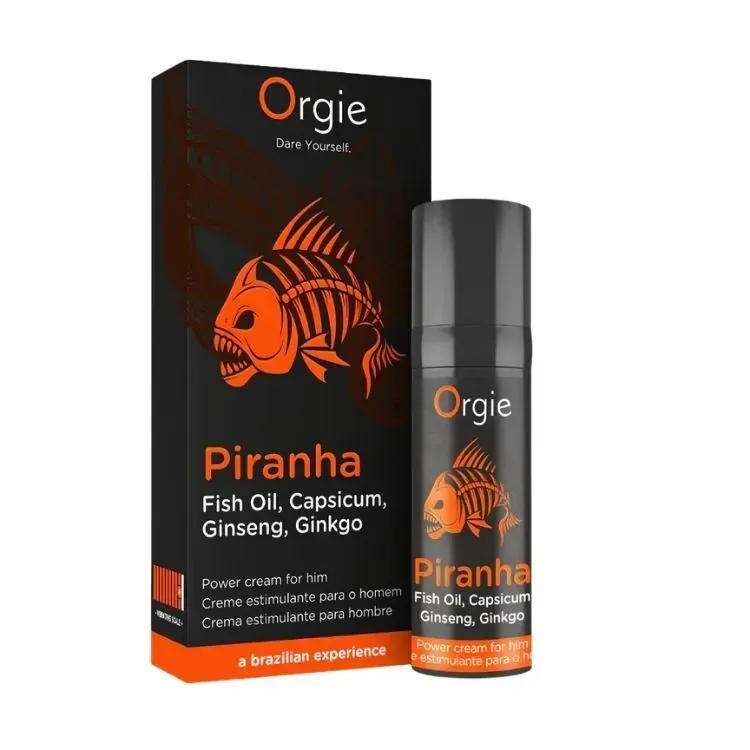 Orgie Piranha Warming + Tingling Men Power Cream 男士暖感微麻私密按摩膏 15ml