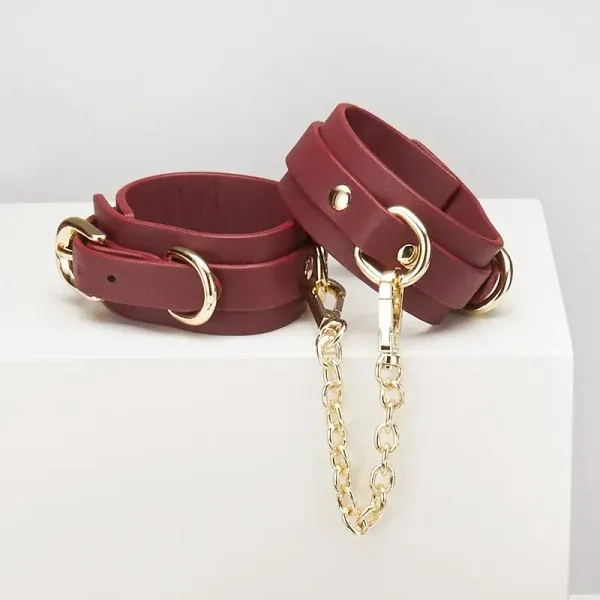 Roomfun 酒紅海軍藍束縛套組 ZW077 Bondage Kit 脚銬