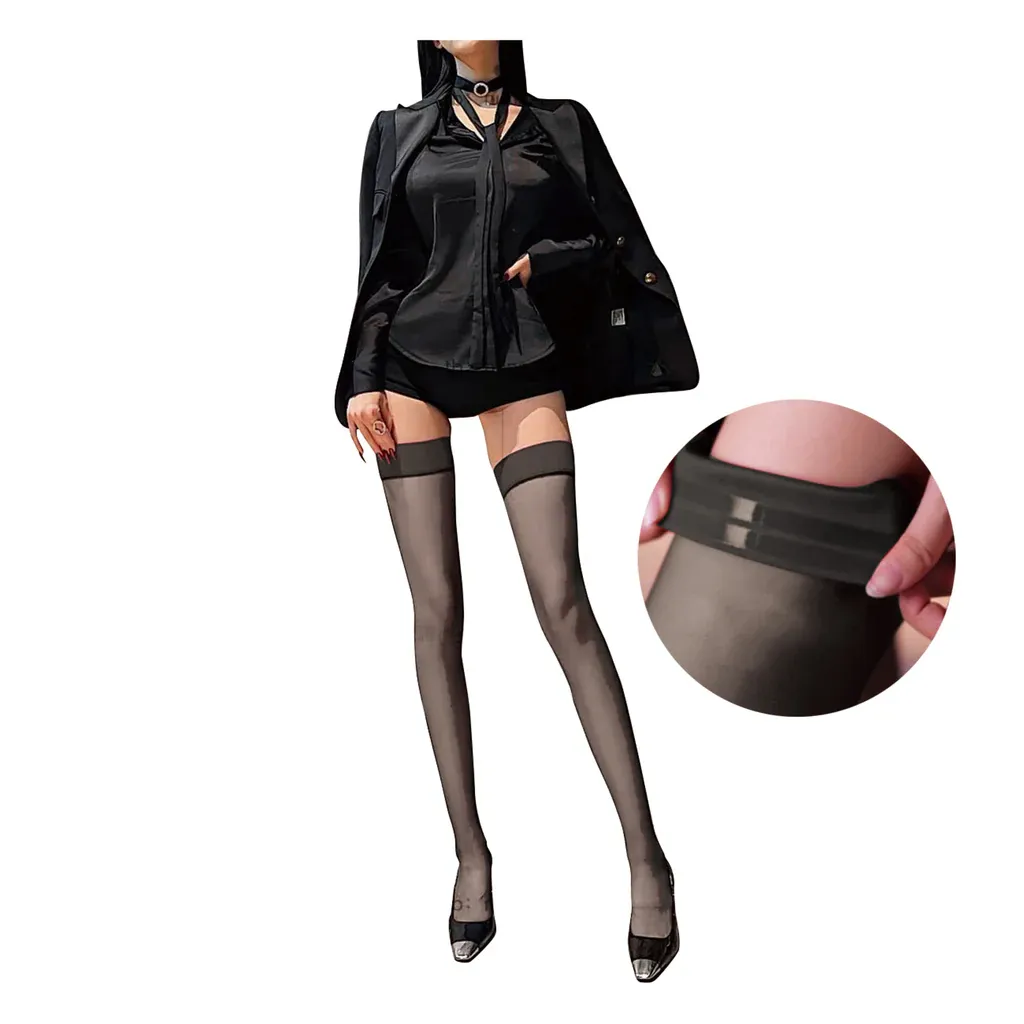 NPG 日本 簡約半透視性感絲襪 黑色