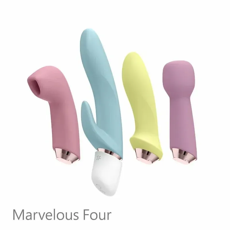 Satisfyer Marvelous Four 吸啜震動按摩棒四件套