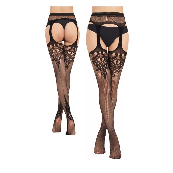 NPG 吊帶式蕾絲網襪 Elegance Stocking