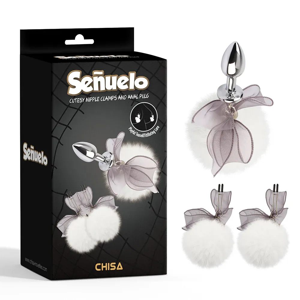 Cutesy Nipple Clamp & Plug BDSM