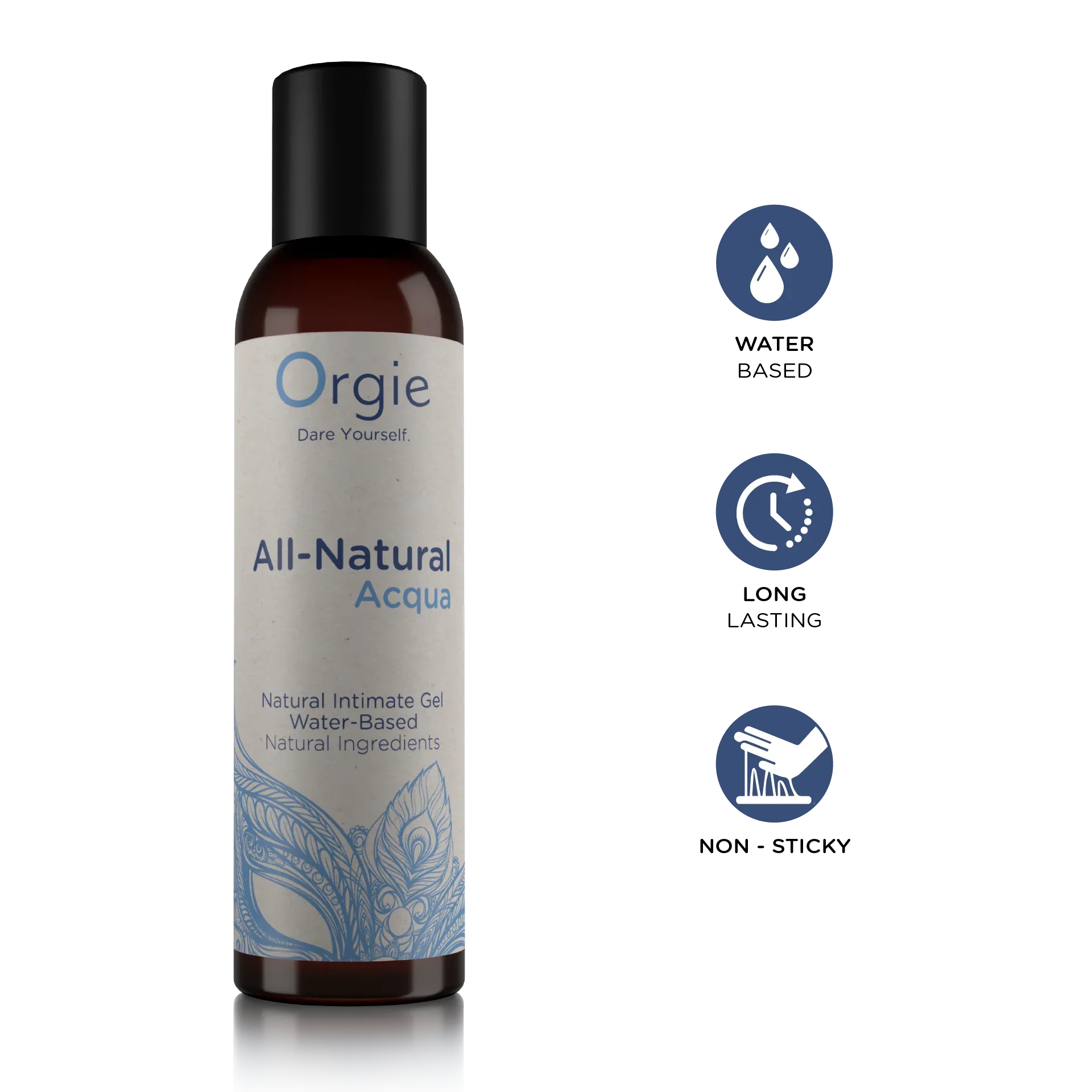 Orgie 葡萄牙製 All Natural Acqua 水性潤滑液 天然植物配方 絲滑柔順 無色無味