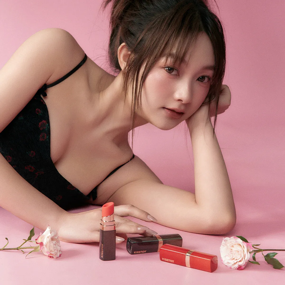 KISSTOY Bobo Lipstick 黑色唇膏型陰蒂吸啜器