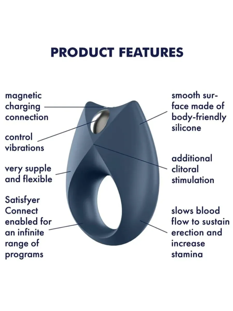 Satisfyer（德國）Royal One APP智能震動鎖精環