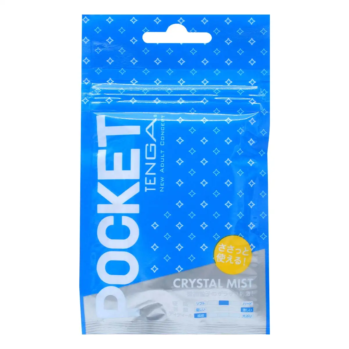 TENGA CRYSTAL MIST 單次使用飛機袋 日本原裝包裝展示