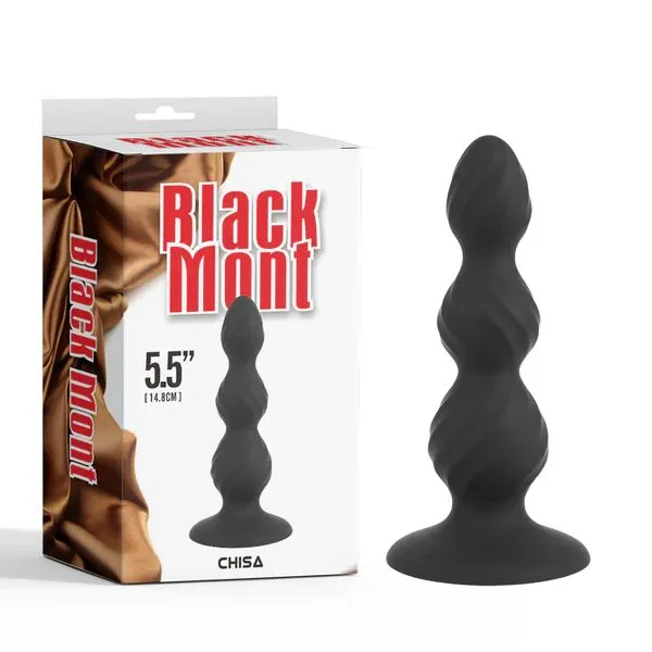 CHISA Black Mont 5.5'' 矽膠按摩塞