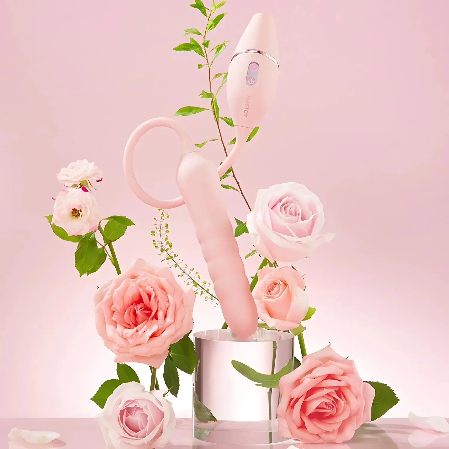 KISSTOY Cathy III APP 遙控雙重刺激推吸按摩棒 粉色