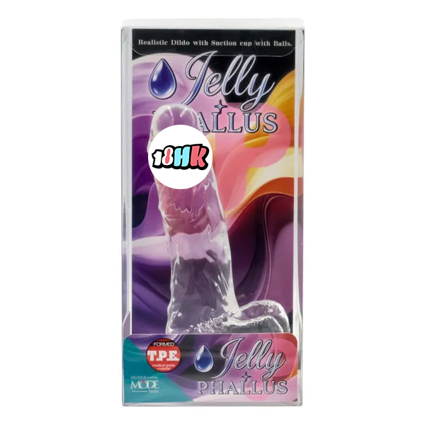 Jelly Phallus 透明吸盤假陽具 S