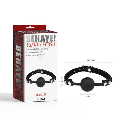 CHISA BDSM 矽膠口塞球