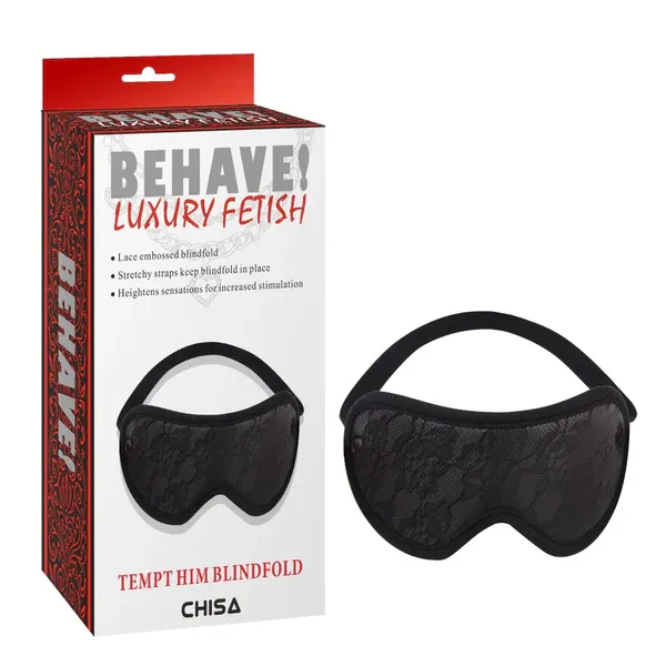 CHISA 黑色眼罩 Tempt Him Blindfold 情趣用品