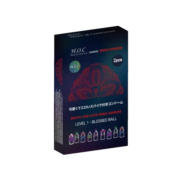HOC Spike Condom Level 1 BLESSING BALL 刺激型 避護套
