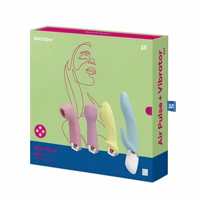 Satisfyer Marvelous Four 吸啜震動按摩棒四件套