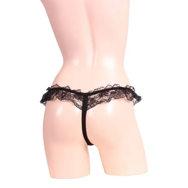 STARFIRE 日本 ZC0007 大珍珠黑色情趣內褲