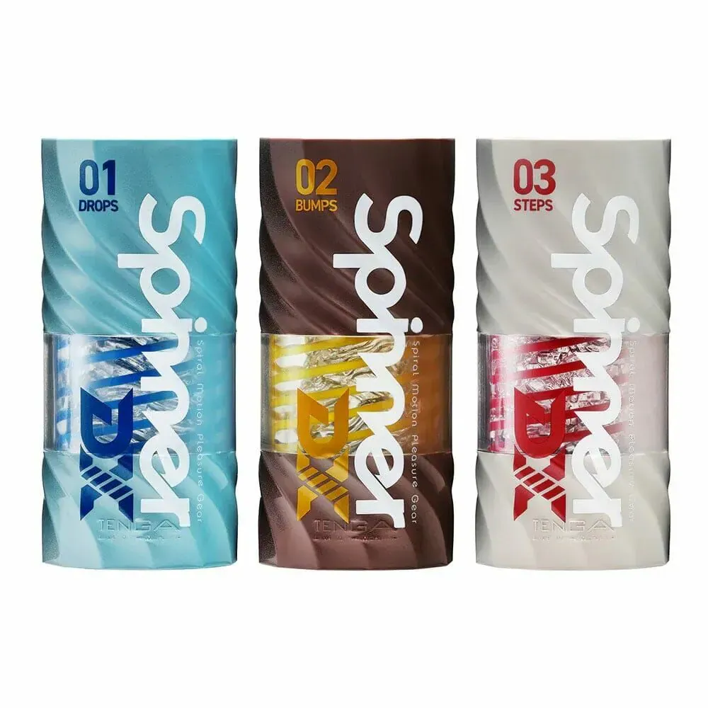 TENGA Spinner DX 極上迴旋飛機杯 系列包裝展示