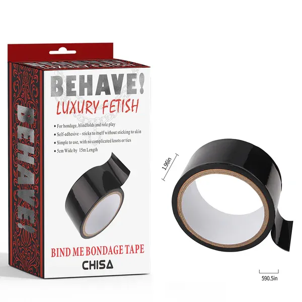 CHISA 束縛膠帶 Bind Me Bondage Tape 紅黑色