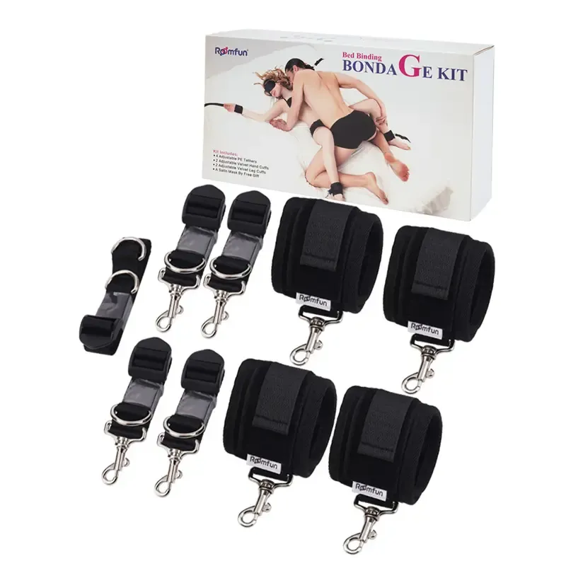 Bondage Kit PB-003 Bed Bondage Set BDSM 綁縛套組