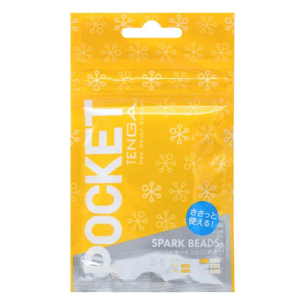TENGA POCKET TENGA SPARK BEADS 飛機袋 日本原裝包裝展示