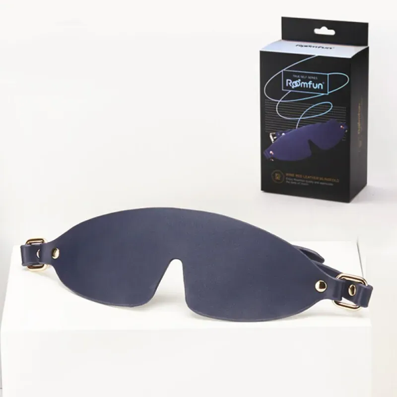 Roomfun 仿皮眼罩 BDSM 遮光眼罩