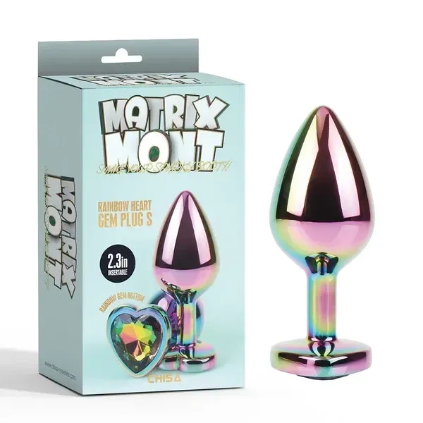 CHISA 玫瑰心金屬肛塞