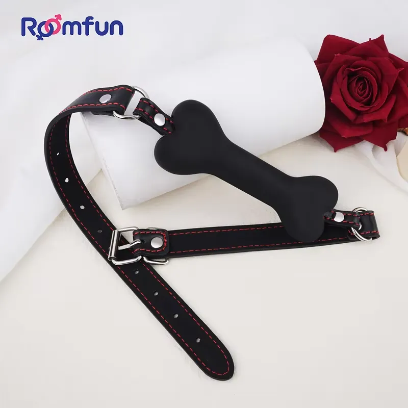 ROOMFUN Dog Bone Mouth Gag