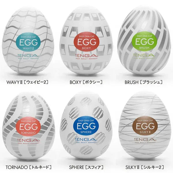 TENGA (日本) EGG STANDARD 系列 六入裝｜柔韌彈性・隨開即用